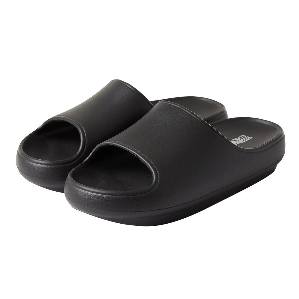 32 DEGREES COOL Cushion Slides Unisex Women 11-12, Men 9-10 Black